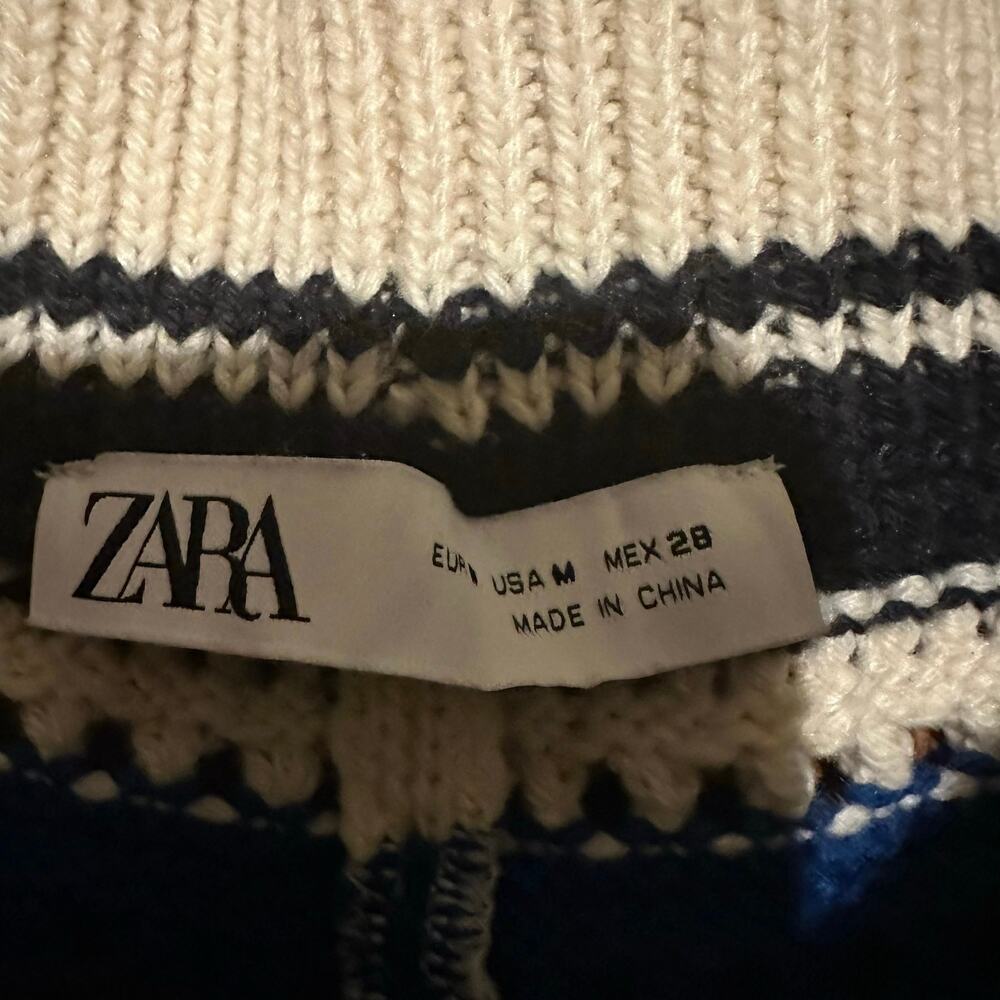 Zara Multicolor Striped Knit pants - Picture 5 of 11